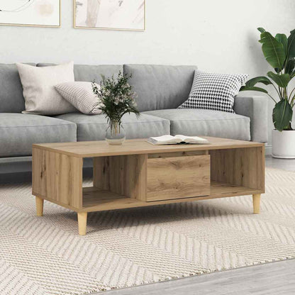 Coffee Table Artisan Oak 102 x 55 x 35 cm Engineered Wood