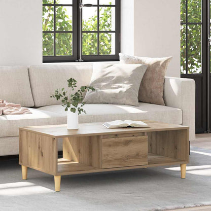 Coffee Table Artisan Oak 102 x 55 x 35 cm Engineered Wood