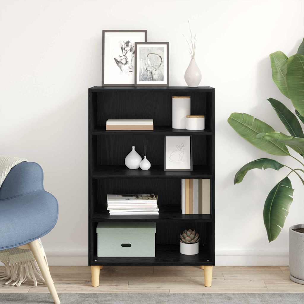 Sideboard Black Oak 57 x 35 x 89.5 cm Engineered Wood