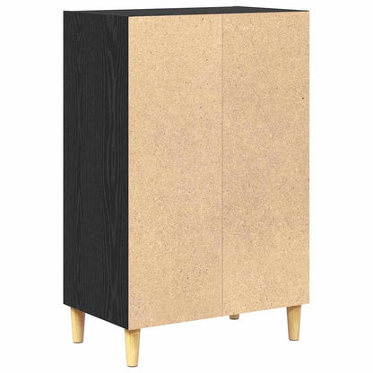 Sideboard Black Oak 57 x 35 x 89.5 cm Engineered Wood