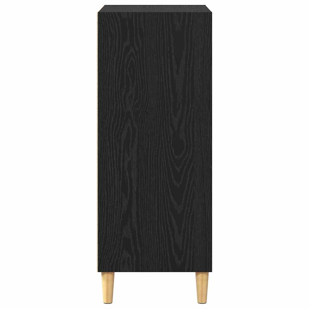 Sideboard Black Oak 57 x 35 x 89.5 cm Engineered Wood