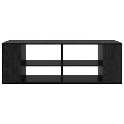 TV Cabinet Set 102 x 35 x 35 cm Black Oak Engineered Wood