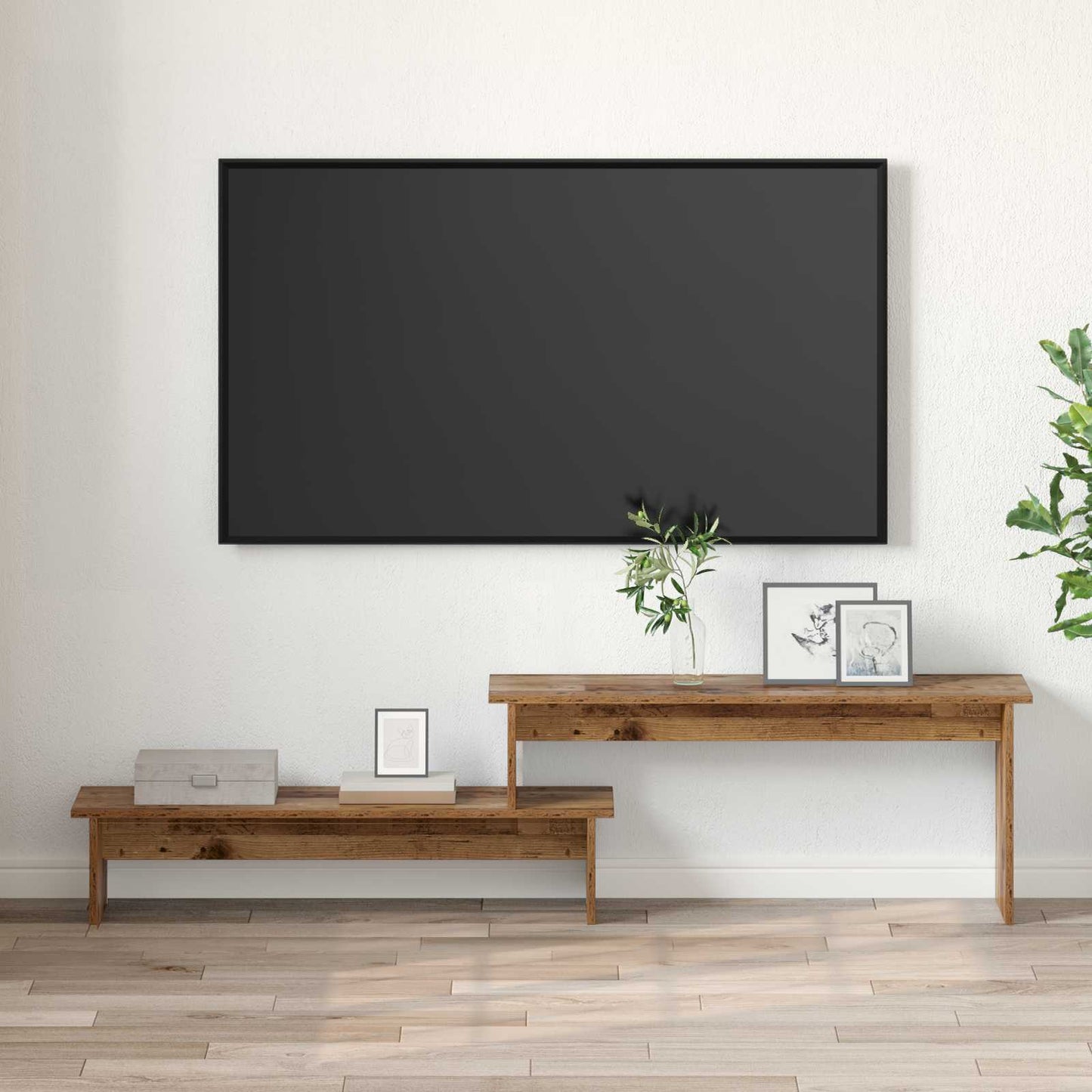 TV Cabinet Set 180.5 x 30 x 43 cm Old Wood Engineered Wood