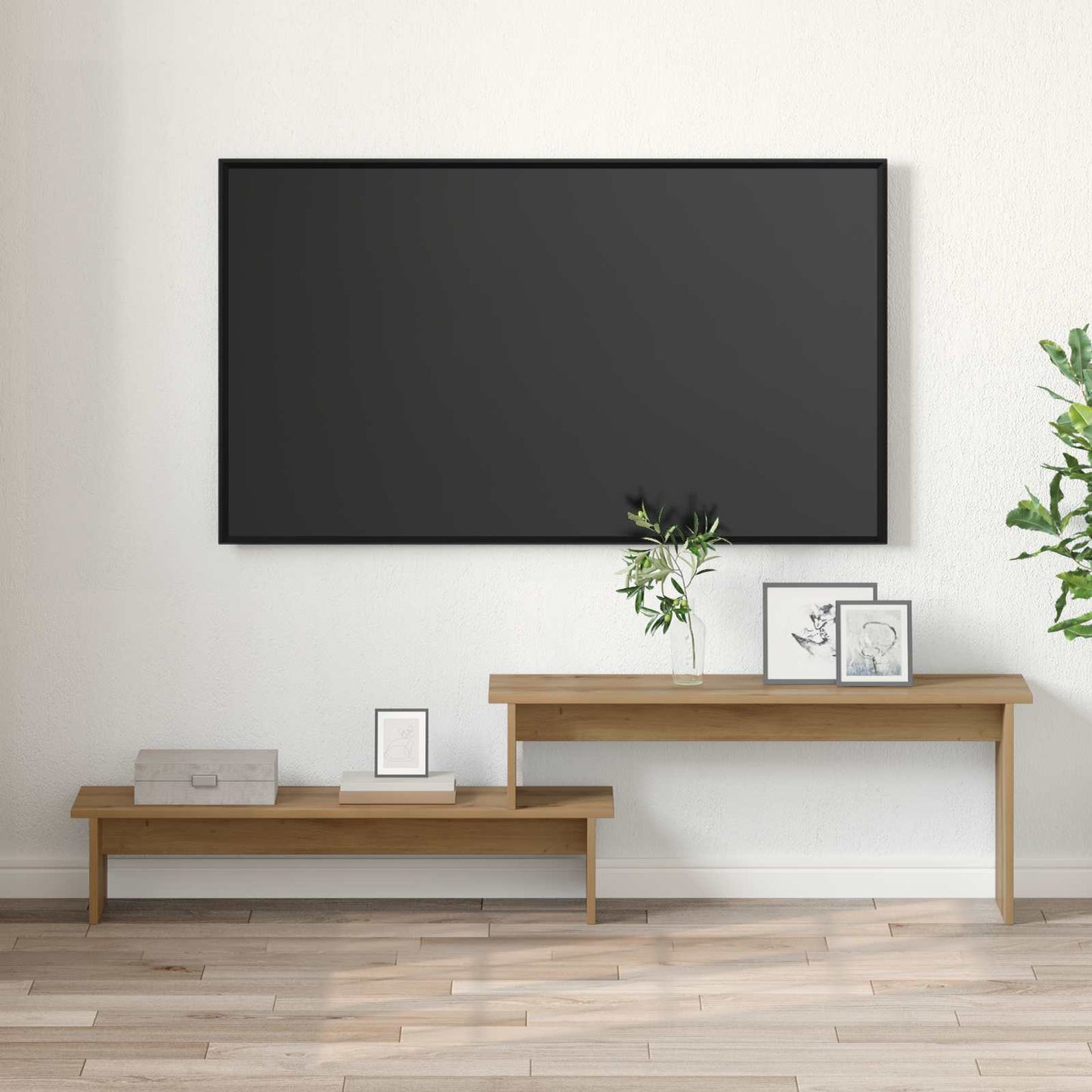 TV Cabinet Set 180.5 x 30 x 43 cm Artisan Oak Engineered Wood