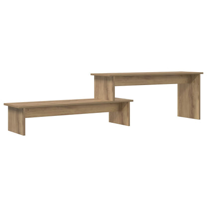 TV Cabinet Set 180.5 x 30 x 43 cm Artisan Oak Engineered Wood