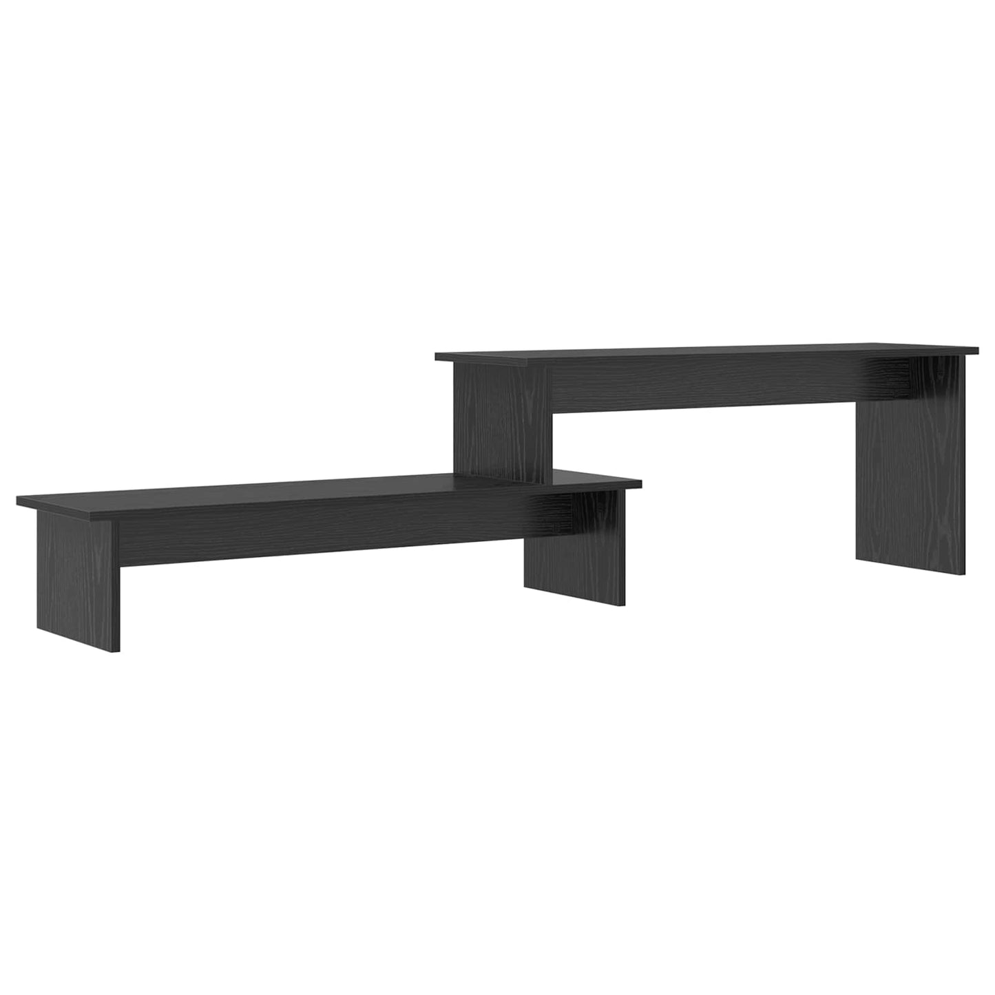 TV Cabinet Set 180.5 x 30 x 43 cm Black Oak Engineered Wood