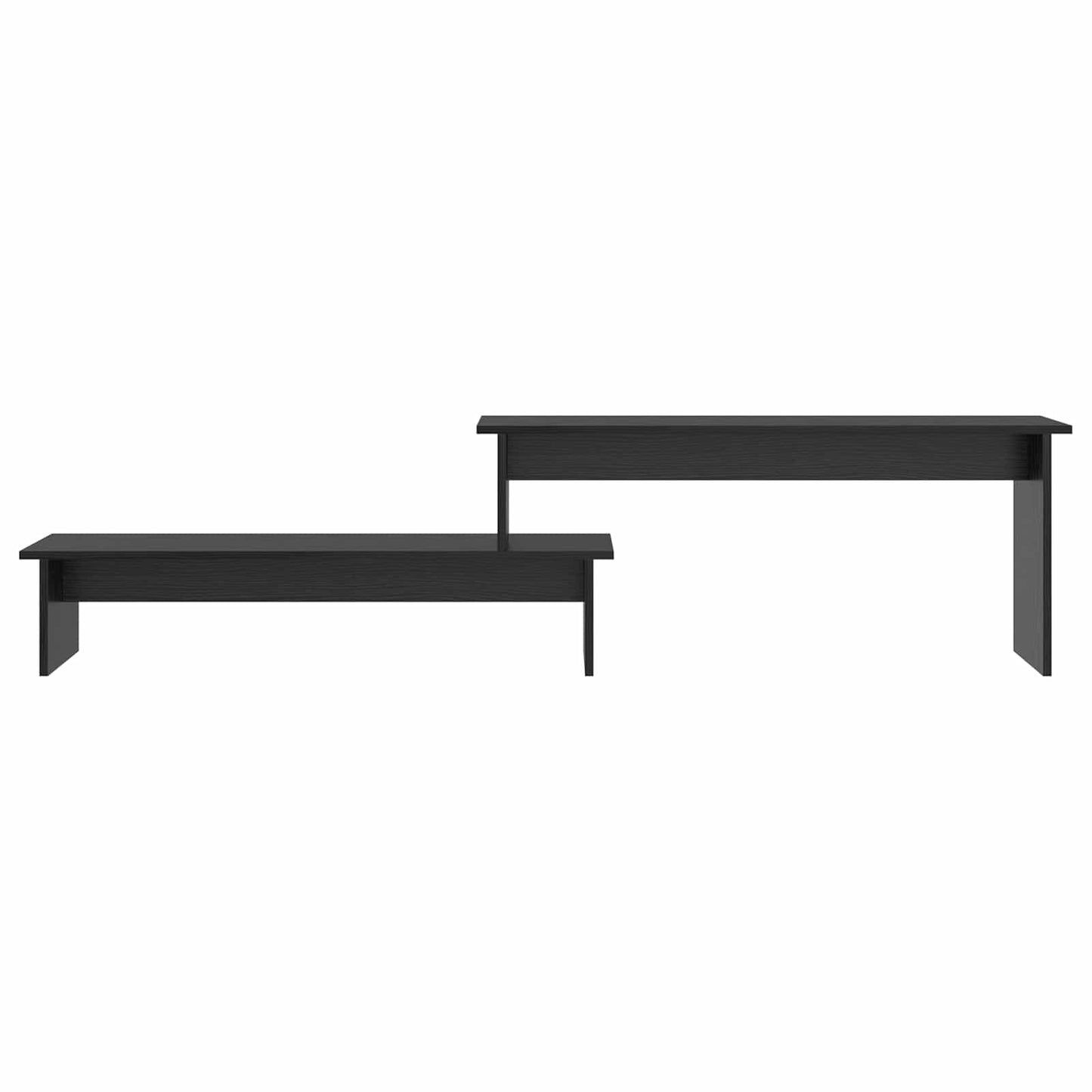 TV Cabinet Set 180.5 x 30 x 43 cm Black Oak Engineered Wood