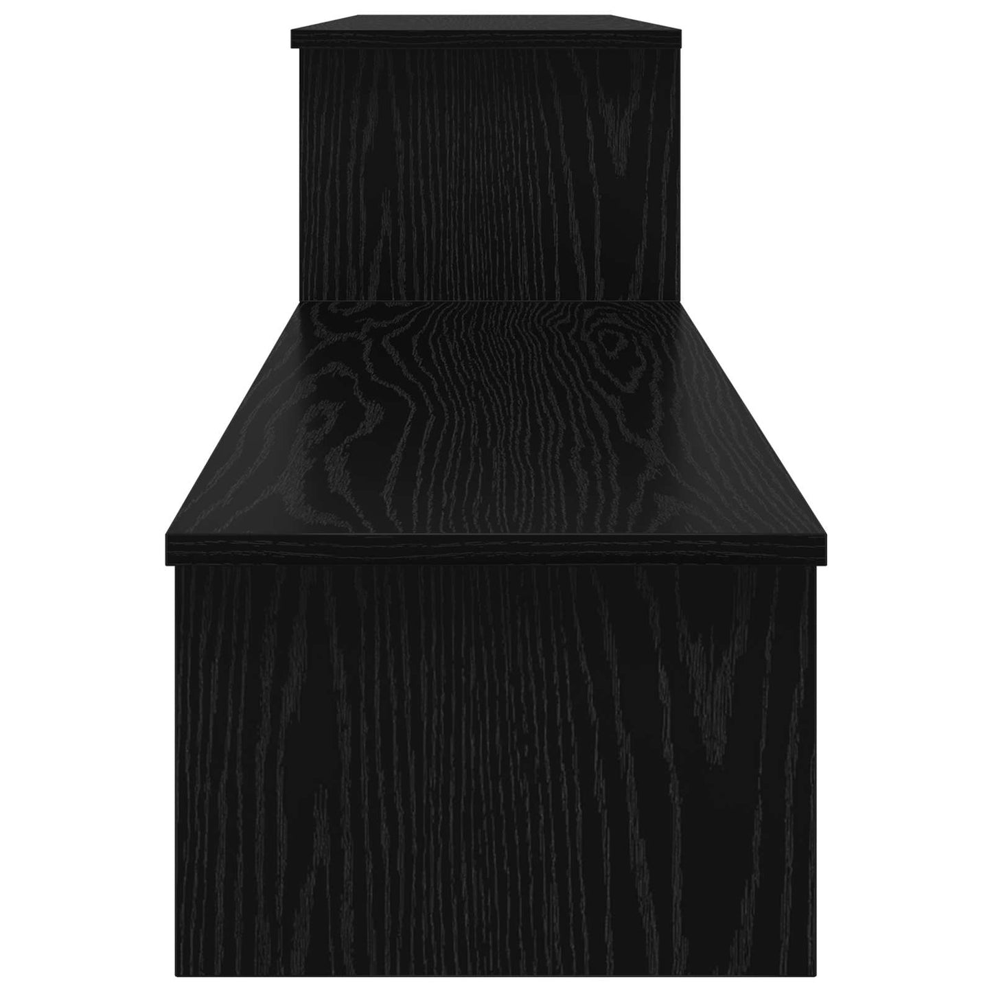 TV Cabinet Set Black Oak 180.5 x 30 x 43 cm Engineered Wood