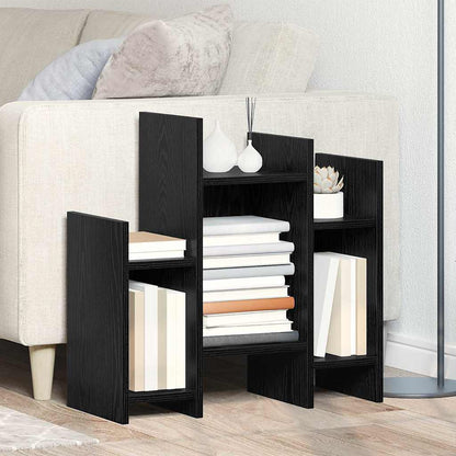 Side Cabinet Black Oak 60 x 26 x 60 cm Engineered Wood