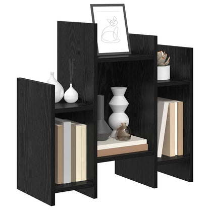 Side Cabinet Black Oak 60 x 26 x 60 cm Engineered Wood