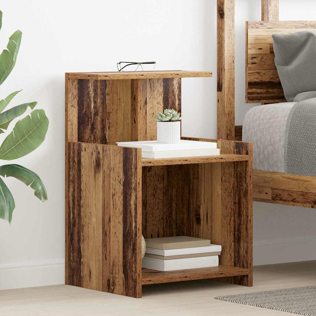 Bedside Cabinet Old Wood 40 x 35 x 60 cm Engineered Wood