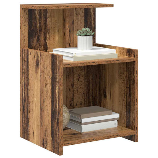 Bedside Cabinet Old Wood 40 x 35 x 60 cm Engineered Wood