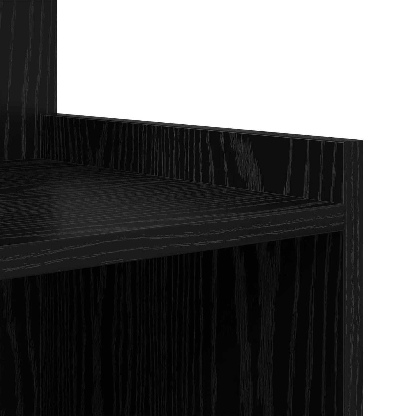 Bedside Cabinet Black Oak 40 x 35 x 60 cm Engineered Wood