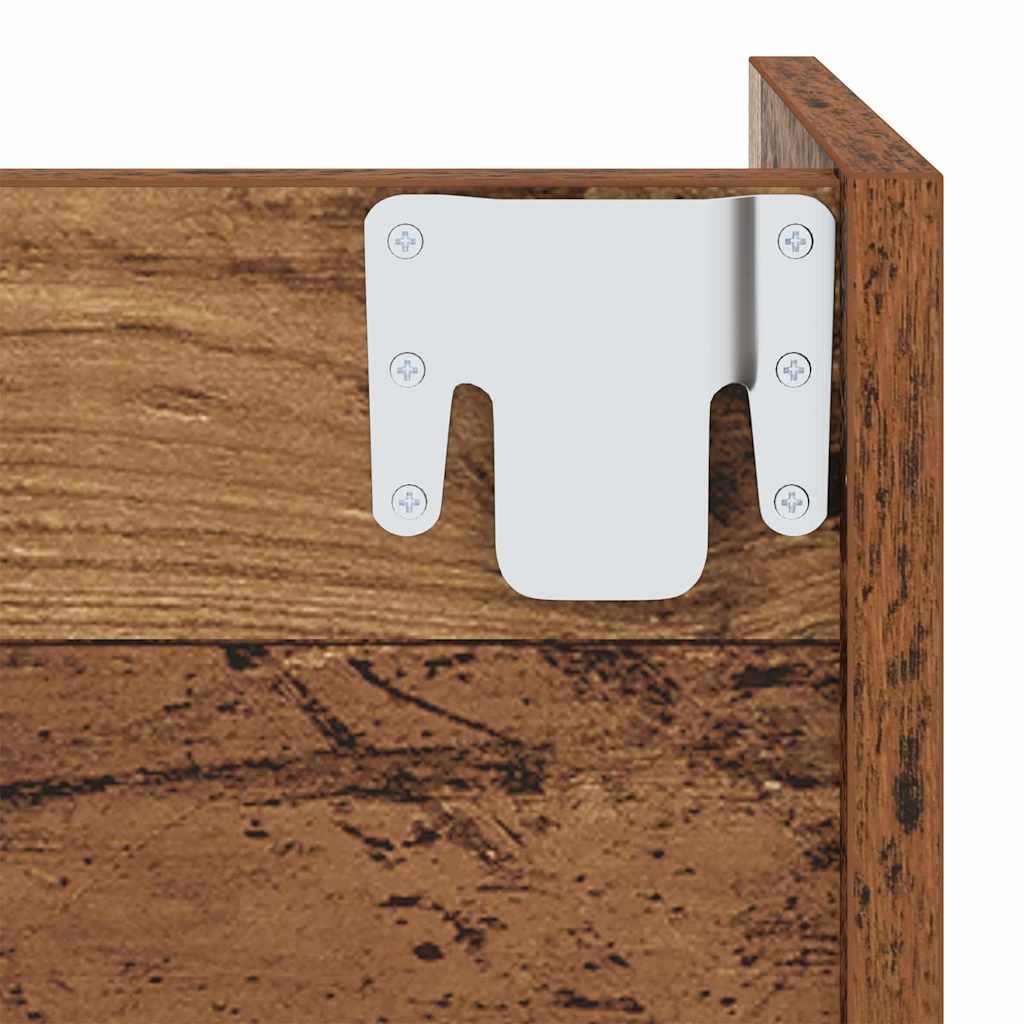 Shoe Cabinet Old Wood 60 x 18 x 60 cm Engineered Wood