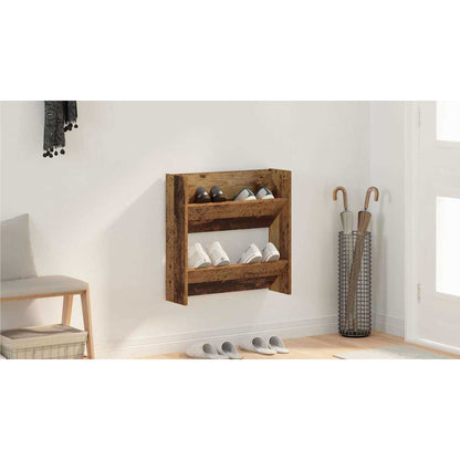 Shoe Cabinet Old Wood 60 x 18 x 60 cm Engineered Wood