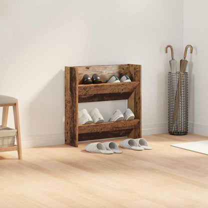 Shoe Cabinet Old Wood 60 x 18 x 60 cm Engineered Wood