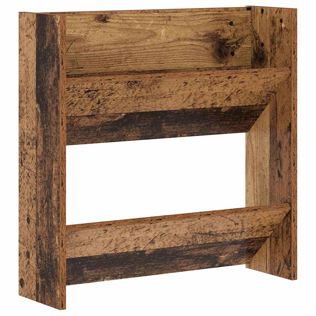 Shoe Cabinet 2 pcs Old Wood 60 x 18 x 60 cm Engineered Wood