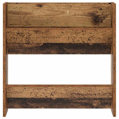 Shoe Cabinet 2 pcs Old Wood 60 x 18 x 60 cm Engineered Wood