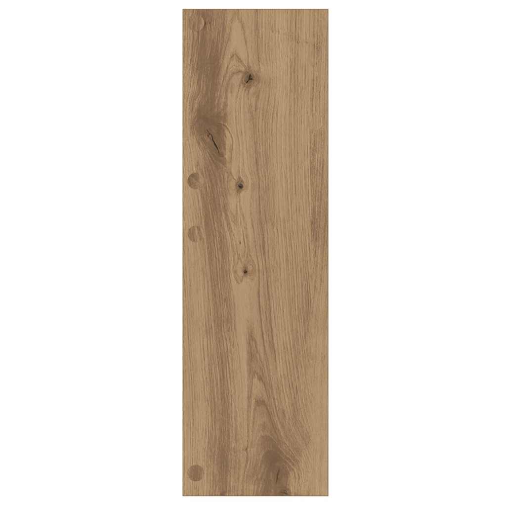 Shoe Cabinet Artisan Oak 60 x 18 x 60 cm Engineered Wood
