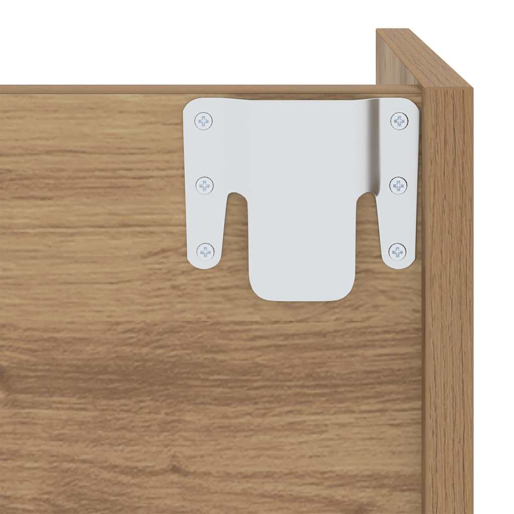 Shoe Cabinet 2 pcs Artisan Oak 60 x 18 x 60 cm Engineered Wood