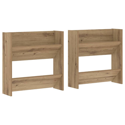 Shoe Cabinet 2 pcs Artisan Oak 60 x 18 x 60 cm Engineered Wood