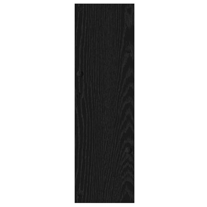 Shoe Cabinet 2 pcs 60 x 18 x 60 cm Engineered Wood Black Oak