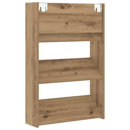 Shoe Cabinet Artisan Oak 60 x 18 x 90 cm Engineered Wood