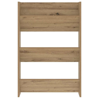 Shoe Cabinet Artisan Oak 60 x 18 x 90 cm Engineered Wood