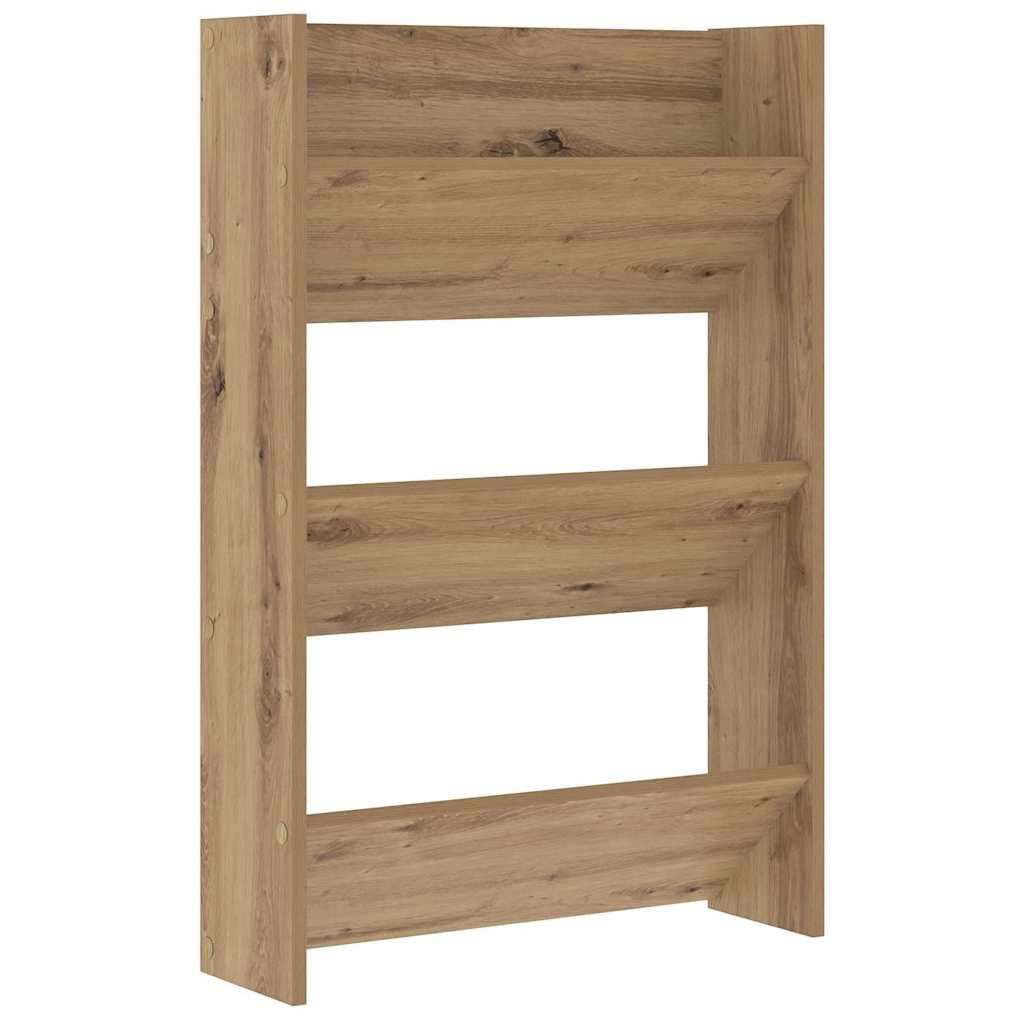 Shoe Cabinet 2 pcs Artisan Oak 60 x 18 x 90 cm Engineered Wood
