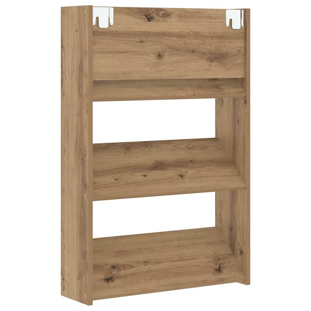 Shoe Cabinet 2 pcs Artisan Oak 60 x 18 x 90 cm Engineered Wood