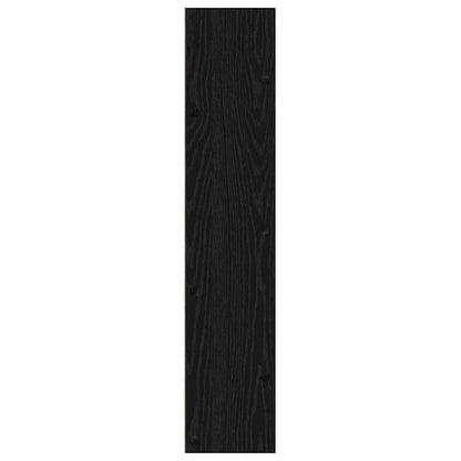 Shoe Cabinet 2 pcs 60 x 18 x 90 cm Engineered Wood Black Oak