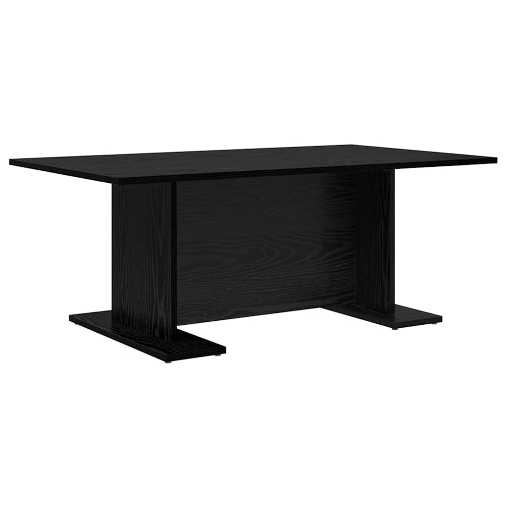 Coffee Table Black oak 103.5 x 60 x 40 cm Engineered wood