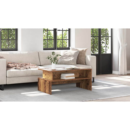 Coffee Table Old Wood 90 x 55 x 42.5 cm Engineered Wood