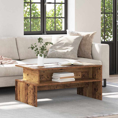 Coffee Table Old Wood 90 x 55 x 42.5 cm Engineered Wood