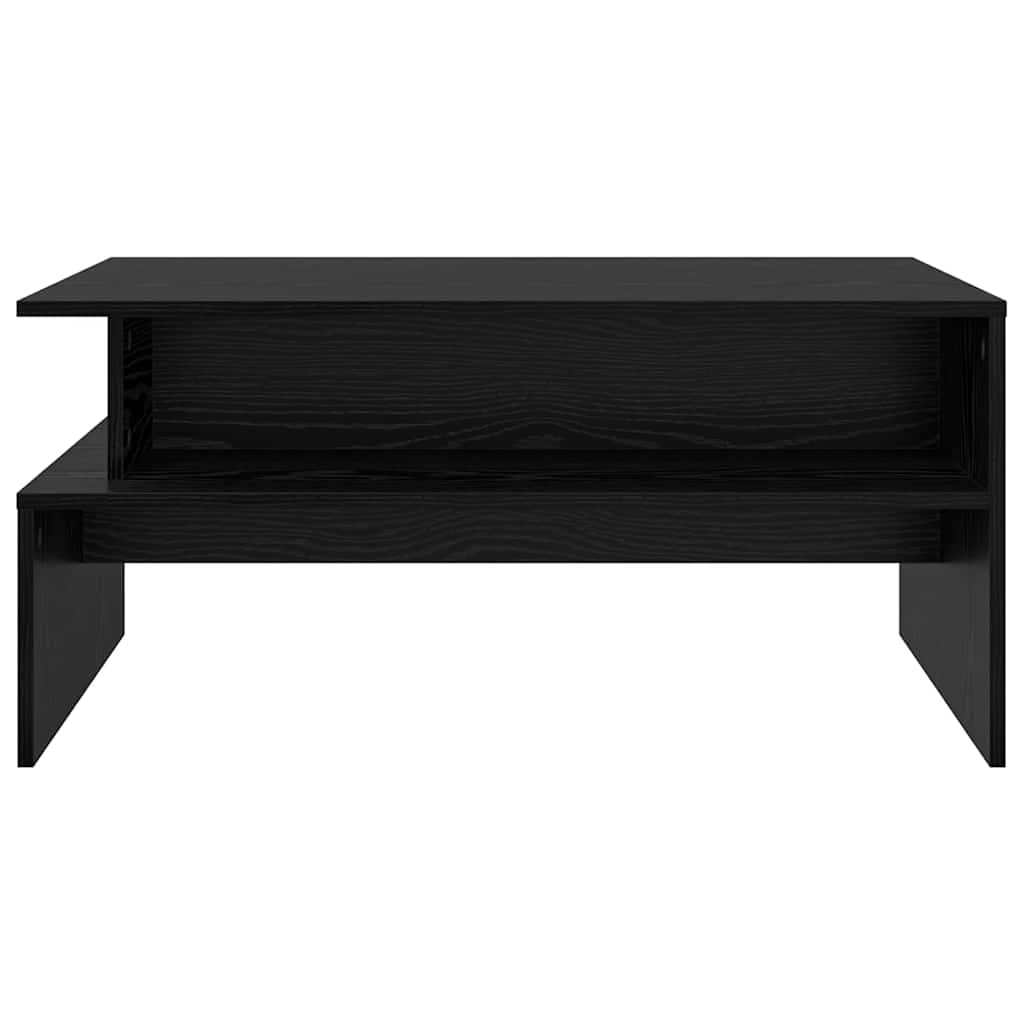 Coffee Table Black Oak 90 x 55 x 42.5 cm Engineered Wood