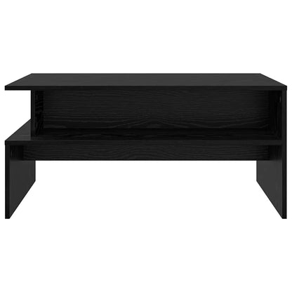 Coffee Table Black Oak 90 x 55 x 42.5 cm Engineered Wood