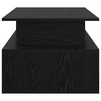 Coffee Table Black Oak 90 x 55 x 42.5 cm Engineered Wood