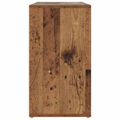 Shoe Bench Old Wood 103 x 30 x 54.5 cm Engineered Wood