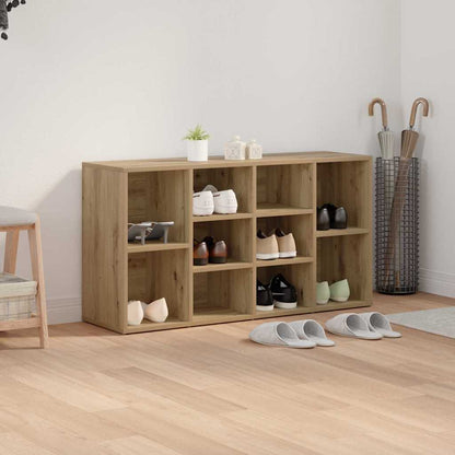 Shoe Bench 103 x 30 x 54.5 cm Engineered Wood Artisan Oak