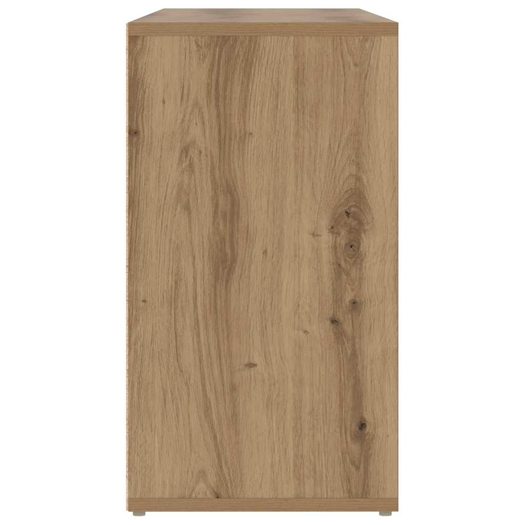 Shoe Bench 103 x 30 x 54.5 cm Engineered Wood Artisan Oak