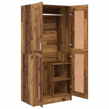 Wardrobe Old Wood 82.5 x 51.5 x 180 cm Engineered Wood