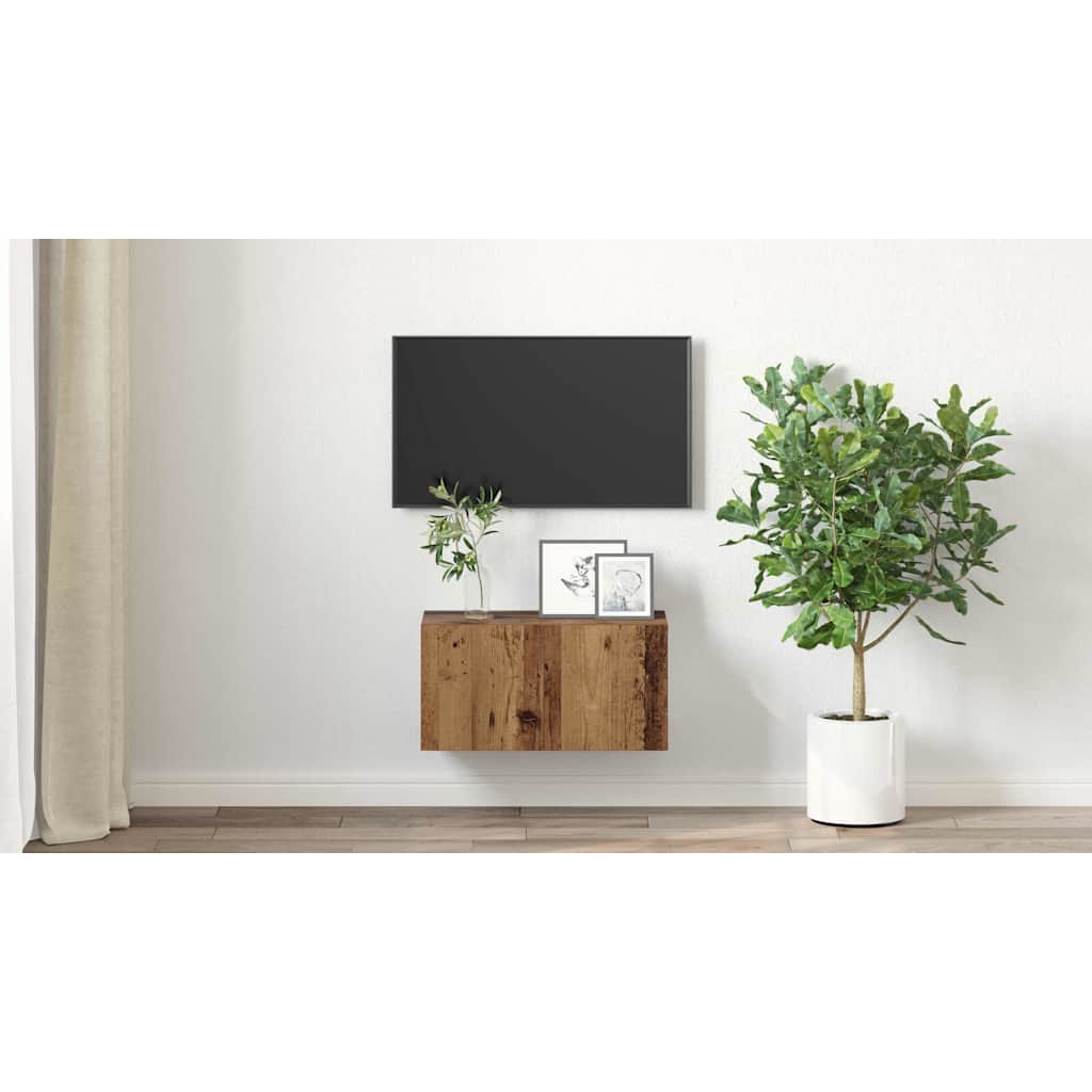 TV Cabinet Set Brown 60 x 30 x 30 cm Engineered Wood