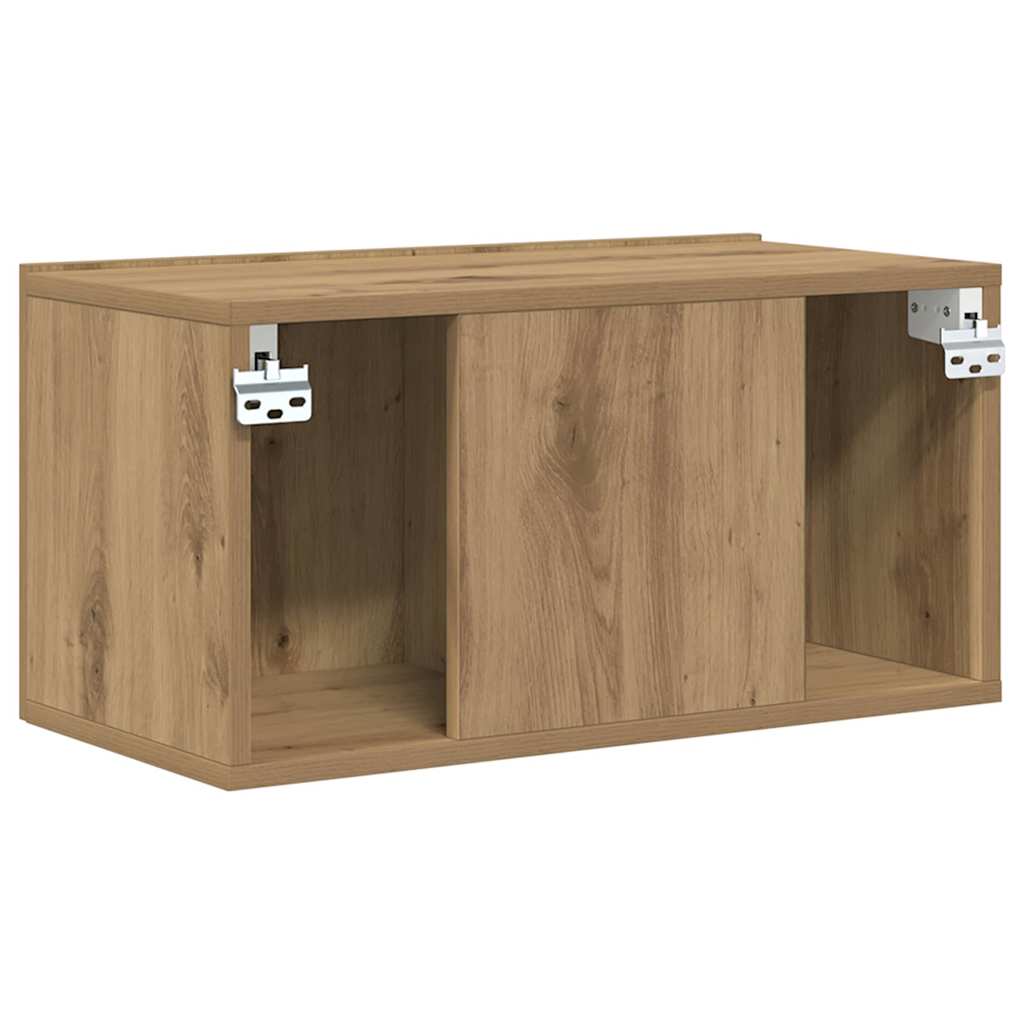 TV Cabinet Set 3 pcs Brown Engineered Wood