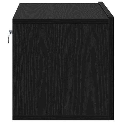 TV Cabinet Set Black 60 x 30 x 30 cm Engineered Wood