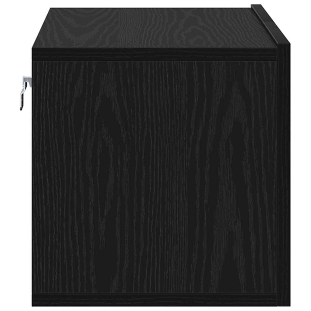 TV Cabinet Set 3 pcs Black 60 x 30 x 30 cm Engineered Wood