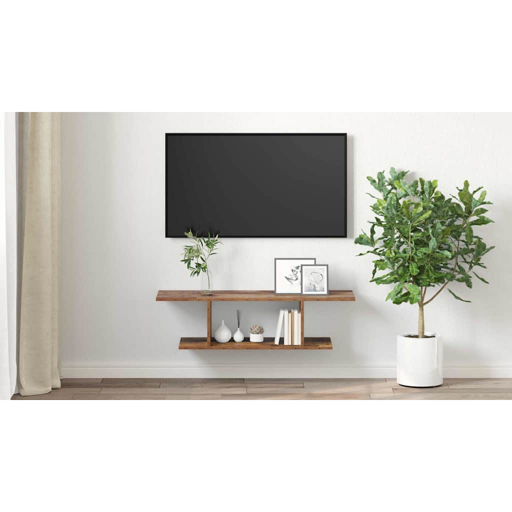 TV Cabinet Set Brown 103 x 30 x 26.5 cm Engineered Wood