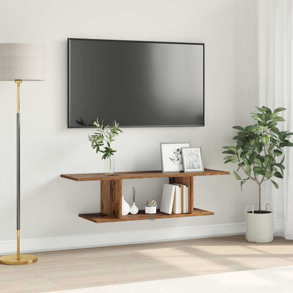 TV Cabinet Set Brown 103 x 30 x 26.5 cm Engineered Wood