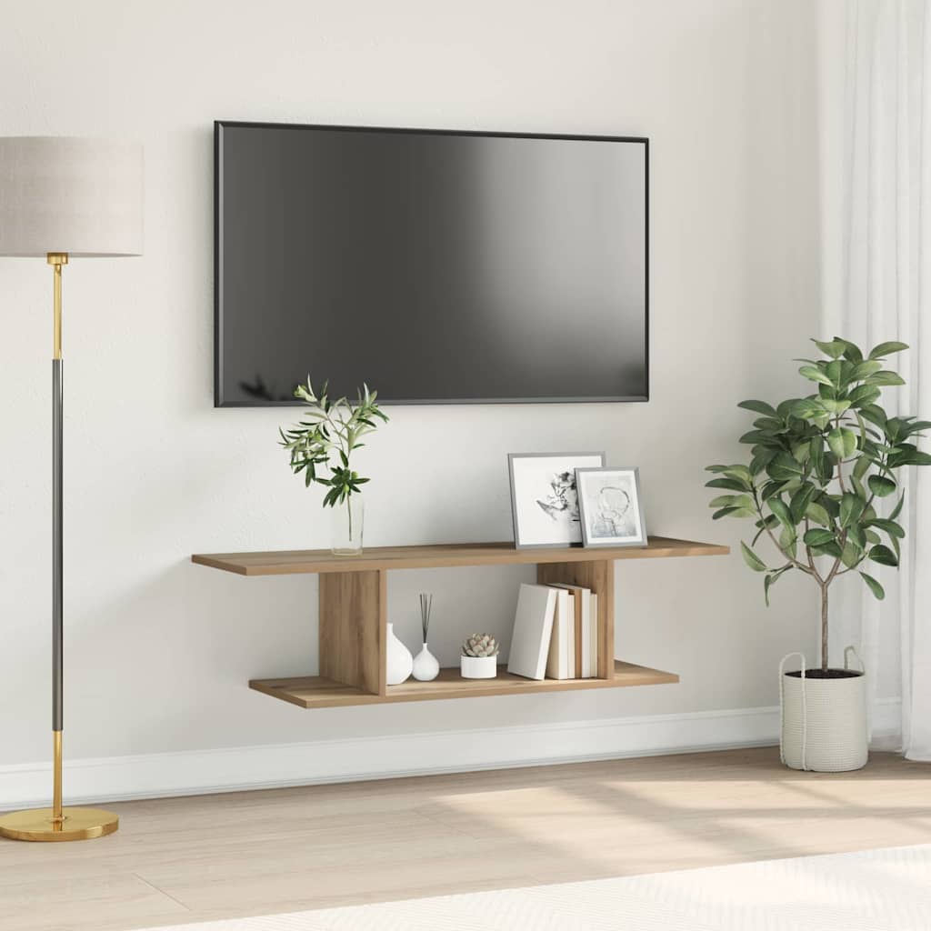TV Cabinet Set Brown 103 x 30 x 26.5 cm Engineered Wood