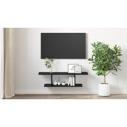 TV Cabinet Set Black 103 x 30 x 26.5 cm Engineered Wood