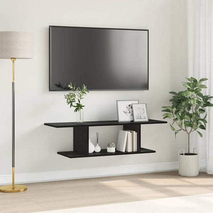 TV Cabinet Set Black 103 x 30 x 26.5 cm Engineered Wood